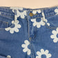 LET'S HAVE FUN  BLUE PRINTED FLORAL DENIM