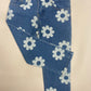 LET'S HAVE FUN  BLUE PRINTED FLORAL DENIM