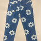 LET'S HAVE FUN  BLUE PRINTED FLORAL DENIM